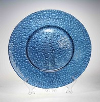 Assiettes de présentation en verre de luxe de 33 cm (13 pouces) avec bord doré, style américain, en verre émaillé, pour la location, lot de 100 pièces
