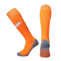 Chaussettes de ski longues et épaisses d'hiver, respirantes, thermiques, antidérapantes, en coton et nylon, chaudes, avec revers antidérapants