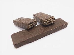 Vente en gros de biscuits gaufrettes au fromage Collations croustillantes rectangulaires Saveurs de chocolat à la crème Boîte d'emballage Halal approuvé - Product Image 2