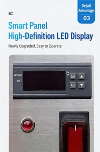 Pasteurisateur Commercial Automatique Mini 14L Prix Usine 110V/220V pour Mélange de Crème Glacée, Traitement du <span class=keywords><strong>Lait</strong></span> et des Produits Laitiers - Product Image 3
