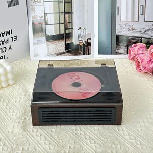 Lecteur CD portable rétro, enregistreur cassette, radio stéréo BT, système musical USB MP3 pour la maison, l'extérieur, l'enseignement, cadeau - Product Image 5
