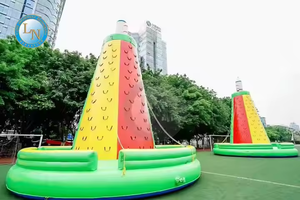 Thương mại hấp dẫn 9m cao <span class=keywords><strong>Inflatable</strong></span> leo tường leo lên tháp cho công viên vui vẻ để bán - Product Image 5