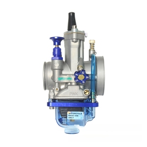 Carburateur modifié pour moto PWK21/24/26/28/30/32/34 avec couvercle de base bleu transparent - Product Image 3