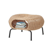Fauteuil de jardin en rotin de style asiatique du Sud-Est, chaise longue individuelle pour balcon, cour, café