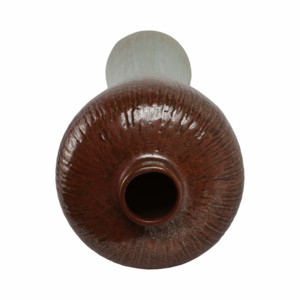 Vaso da terra in ceramica, design moderno a cono, di grandi dimensioni, per l'arredamento del soggiorno - Product Image 6