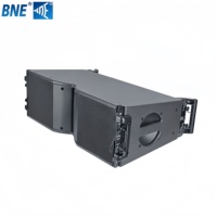 Enceinte Line Array LA212 - Double 12 pouces 2 voies 4/8 Ohm pleine gamme passive mono/stéréo pour usage intérieur/extérieur, boîtier en bois/métal