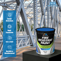 Pintura de Revestimiento Ignífuga para Estructuras de Acero, Tipo Delgado Especial para Exteriores de Grandes Edificios, Fabricada por Productor