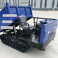 Mini-chargeuse sur chenilles de 3 tonnes, chargeuse frontale hydraulique à chenilles en caoutchouc pour chantier agricole