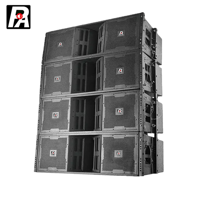 Professional Wooden Line Array Active PA Speaker System with Waterproof Design 2000W Output for Music Stage Concert