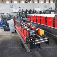 Machine de fabrication de canaux Omega Machine de formage de rouleaux de rails DIN en acier et métal entièrement automatique