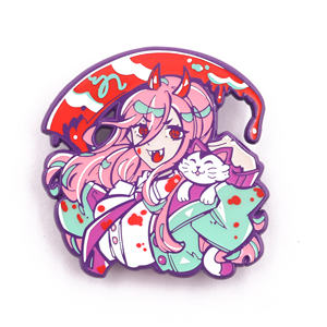 Op maat gemaakte metalen pins: ontwerp uw eigen emaille pins, mat anime metalen badge, op maat gemaakte emaille pins - Product Image 1