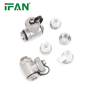 IFAN 1/2 "3/8" Piezas de sistemas de <span class=keywords><strong>calefacción</strong></span> de suelo Enchufe de ventilación de <span class=keywords><strong>radiador</strong></span> de latón - Product Image 4