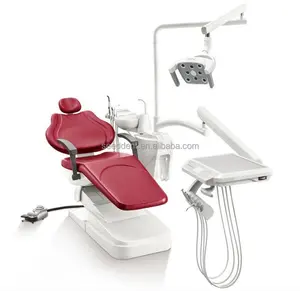 Economische Grote Maat Foshan Tandheelkundige Unit Set Met Ingebouwde Led Ultrasone Scaler En Uitharding Licht/Odontologische Stoel