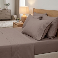 Ensemble de literie 4 pièces en bambou 100% pur, toucher doux, draps de lit bébé 400TC, style classique