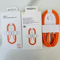 Cable de Carga USB C a USB C de 60W al por Mayor, Cable USB de Carga Rápida Tipo C a Tipo C con Trenzado de Nailon para iPhone 17 16 Max