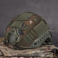 Housse de casque tactique personnalisée FAST en maille camouflage, accessoire d'entraînement