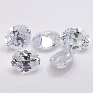Circonia Cúbica Sintética de Alta Calidad, Forma Ovalada, Blanca, 5A, Gemas Sueltas para Joyería - Product Image 4