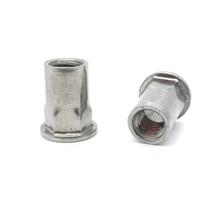 Mạ kẽm nửa cơ thể <span class=keywords><strong>Hex</strong></span> đầu phẳng mù đinh tán hạt chìm đầu bên trong và bên ngoài ốc vít FH-IHB loạt - Product Image 1