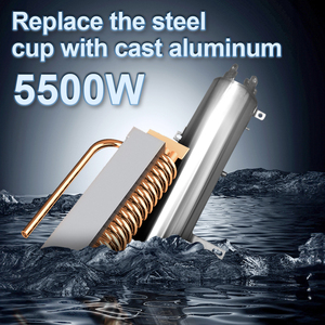 Мощный проточный водонагреватель 5500 Вт с датчиком потока для душа в отелях и ванных комнатах - Product Image 3