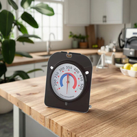 Termometer Oven Dial Baja Tahan Karat ShenWei SWK-005 Tidak Memerlukan Listrik untuk Memanggang Daging, BBQ, dan Penggunaan Dapur