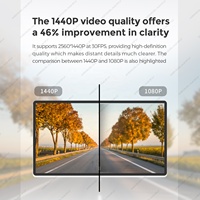 Caméra embarquée DUDUAUTO DUDU7 ADAS 2K DVR 360° sans fil CarPlay pour BMW, Benz, Audi, Toyota, lecteur multimédia universel pour voiture