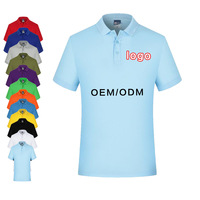 Polos de Color Sólido de Alta Calidad, Logotipo Personalizado, Ropa Urbana, Estilo Casual de Negocios, Algodón y Poliéster, Anti-pilling, Transpirable, Talla Grande
