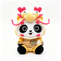 Boneka Panda Ramah Lingkungan Isi Kapas PP Super Lembut Pereda Stres Hewan Boneka Maskot OEM ODM MOQ Rendah Grosir Hadiah