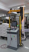 Ouvre-sacs robotisé pour poudre/Sciure de bois, Bras robotisé, 25-100 kg/sac, 100-120 sacs/h, Servo-moteur, Guidé par vision, Option anti-explosion