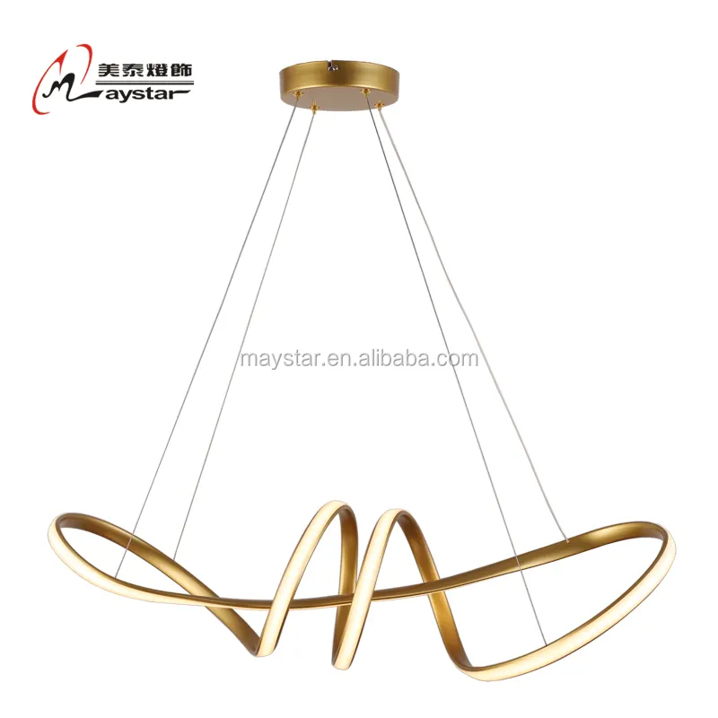 New Modern Restaurant Led Pendant Light Simple Living Room Light Home Lighting Lamps and Lanterns Chandelier Aluminum 80 120 1.8