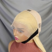 Perruques en cheveux humains HD transparentes blondes 613 lisses avec dentelle frontale 13x4 pour femmes, perruque frontale en dentelle de cheveux brésiliens Remy pré-épilée