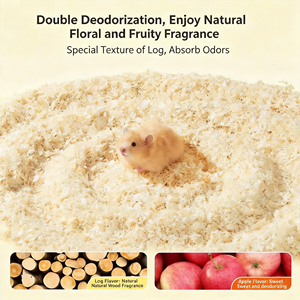 Sciure de pin compressée naturelle, litière absorbante sans poussière pour petits animaux (hamster, cochon d'Inde, <span class=keywords><strong>lapin</strong></span>, chinchilla) - Product Image 5