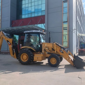 95% New Used CAT420F Mini <b>Excavator</b> Towable Backhoe With Backhoe Digger and Front Loader Used Cat420 Backhoe for Sale - Product Image 2