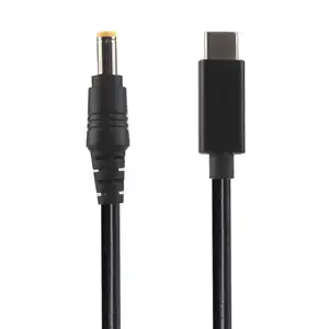 USB C סוג C Dc 4.0*1.35 4.0*1.7 5.5*2.5 2.1 4.8*1.7 Mm מתאם פ"ד כוח טעינת כבל מחשב נייד Usb Extender נקבה מחבר