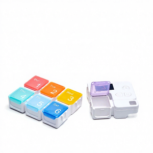 Boîte de rappel de médicaments intelligente avec alarme, 7 jours, 28 compartiments, distributeur de médicaments pour personnes âgées, pour éviter les doses manquantes - Product Image 2