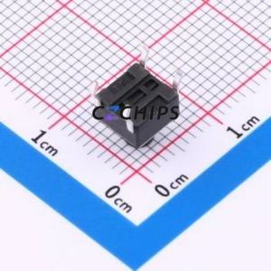 BX-TS-26-6665CJ Tactile Switch Through hole-4P,6x6mm Switch Single Pole Single Throw Round Button 2.6N Through Hole - Product Image 2