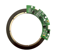Encodeur rotatif magnétoélectrique ultra-mince SAM-F Mini Split Absolute avec arbre creux personnalisé 10-21 bits BISS pour robot industriel