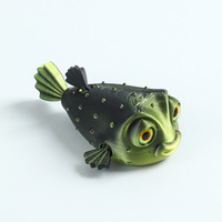 2026 Ornamen Ikan Puffer Lucu Cetak 3D Simulasi Mata, Hadiah Ulang Tahun Simulasi Anak, Kerajinan Dekorasi Rumah