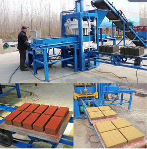 <span class=keywords><strong>Machine</strong></span> industrielle automatique de fabrication de pavés et de blocs de béton 220V, efficace pour le ciment, le sable et le chaux à base de cendres volantes - Product Image 3