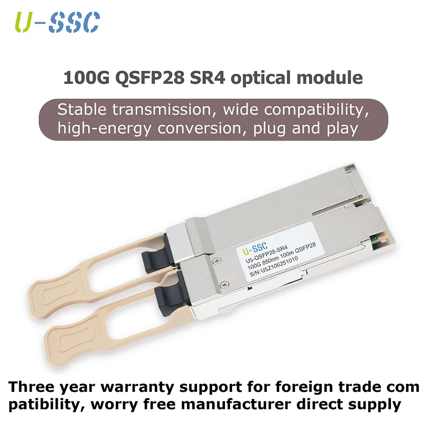 Module QSFP 100G QSFP-100G-SR4 SMF MPO 850nm 100m