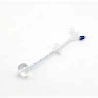 Sonde de gastrostomie médicale en silicone transparent à trois lumens, classe II, jetable, à 3 ports, avec ballonnet, pour alimentation, stérile EO, CE ISO