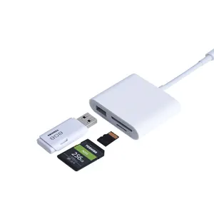 Dropshipping 3 in 1 USB C to USB Camera Memory Card Reader Adapter