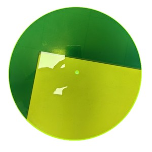 Acrylic Record <b>Mat</b> Fluorescent Green 12 Inch Non <b>Slip</b> Anti Static For <b>Turntable</b> Players - Product Image 3