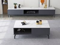 AILICHEN Table basse extensible moderne et meuble TV, nouveau mobilier au design épuré pour la maison, le bureau ou la chambre