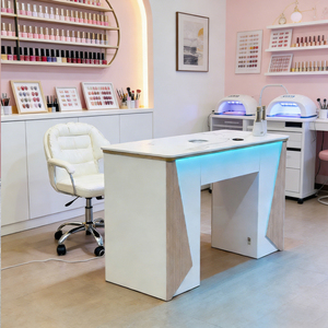 Mesa de Manicura para Salón de Belleza con Almacenamiento y Colector de Polvo - Product Image 2