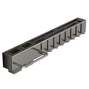 Cooking Utensils Holder Wall-mounted <b>Storage</b> <b>Kitchen</b> Knives Rack Smart Kitchenware Organizer with Steel Hooks - Product Image 1