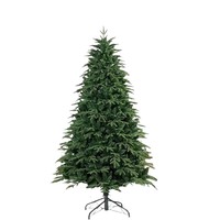 Sapin de Noël Artificiel 1,2/2,4m Pré-éclairé PE/PVC Épicéa Moderne avec Base Autonome Écologique Léger Prix de Gros Usine