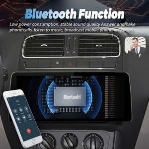 Écran QLED 12,3 pouces, lecteur vidéo Android 123Car, autoradio 2DIN, stéréo pour VW POLO 5 2008 - 2020, GPS, multimédia, Carplay, autoradio - Product Image 4