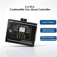 Contrôleur d'alarme de gaz combustible CAATM CA-91A, détecteur de gaz 4 canaux, panneau de détection de gaz RS485 4-20mA, système de surveillance des fuites de GPL