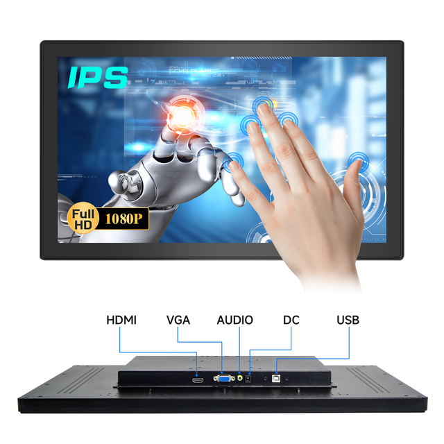 Waterproof IP65 Touchscreen Display 10.4 12 15 15.6 17 19 19.5 21.5 23.8 Inch Open Frame Capacitive Monitor Raspberry Android