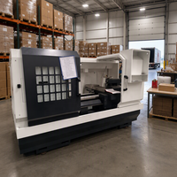 Grand tour CNC horizontal personnalisé CK6140 à lit plat, économe en énergie, avec moteur à contrôle précis et haute rigidité